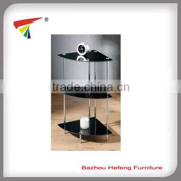 multi-purpose small cornor table black