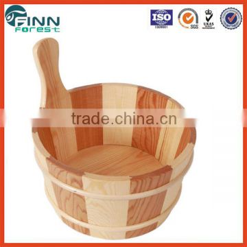 FI NN Forest dry steam sauna room accessories wooden sauna spa bucket