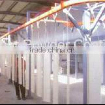 Panel metal powder coating line