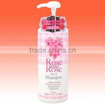 DEVE Rose and Rose Shampoo Bottle Infused with 6 Roses essences Beauty Rose Fragrance Made in Japan TC-005-06