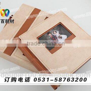 newest design beautiful PU album cover with case China most professional manufacture