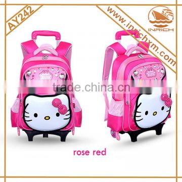 Girl Chrildren Cute School Bag Backpack With Cute Cat Picture                        
                                                Quality Choice