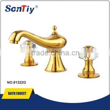 Luxury Shower Columns Health 3-holes Bathroom Faucet Mixer photo-2
