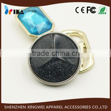 plastic black round shank button for coat