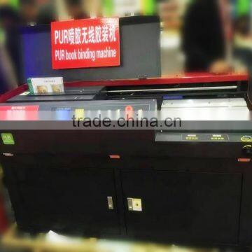 PUR korean crystal glue binding machine for photo album , book,magazine