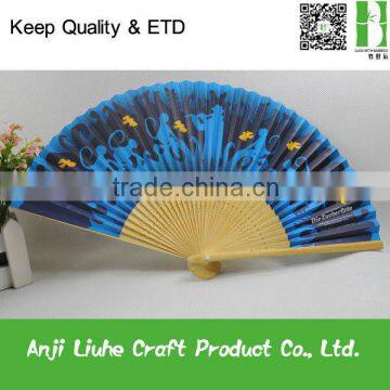 Customized nice paper fan for advertising or promotional