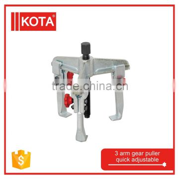 Quick adjustable 3 arm gear puller bearing puller