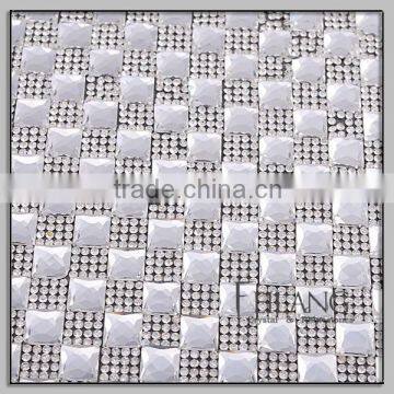 Top level hotfix crystal rhinestone mesh for clothes