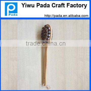 Bristle Wooden Handle Bath Brush photo-3