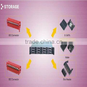 1.27 mm (0.500") Pitch 12 Pin Header Connector RIGHT/VERTICAL ANGLE, DOUBLE ROW photo-6
