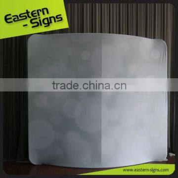 Tradeshow Display Exhibition Tension Fabric Curved Tabletop Tension Fabric Displays