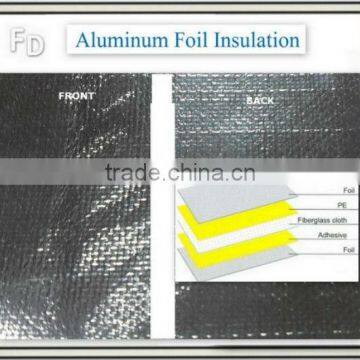 wall reflective heat shield insulation with aluminum foil and bubble