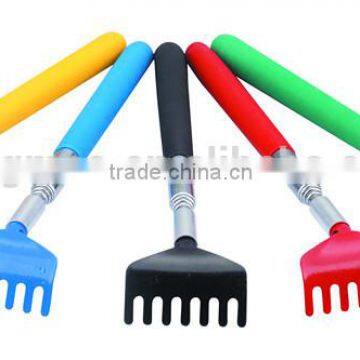 Handy Extension Back Scratcher With Durable Stainless Steel Tube & Colorful Claw