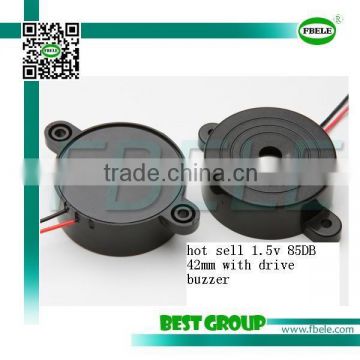 hot sell 1.5v 85DB 42mm with drive buzzer FBPB4216C