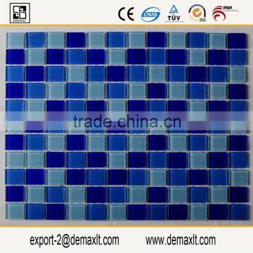 4mm thickness high quality glass mosaic for swimming pool tile