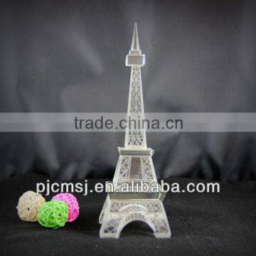 Beautiful Eiffel Tower 3D Crystal glass Building Model Souvenirs gift or decaration