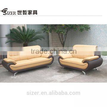 half round leather sofa , leather sofa in china