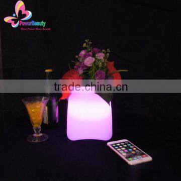 Delicate PE Plastic Vase With LED Light bluetooth speaker Remote Control For Best Friend Birthday Gift