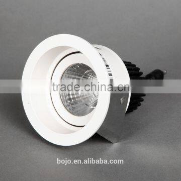 7w cob led spot light with black heat sink zhongshan supplier