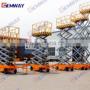 12m Electric mini mobile scissor lift platform for sale