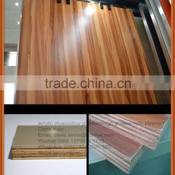 High glossy uv MDF board price from ZH UV brand in Foshan China