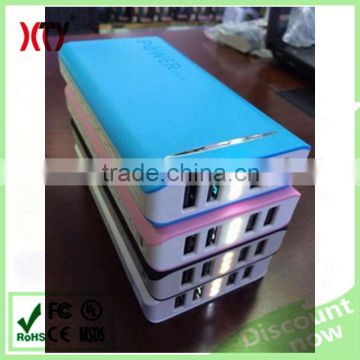 Smart phone powerbank charger 4 USB output power bank 20000mAh factory wholesale price