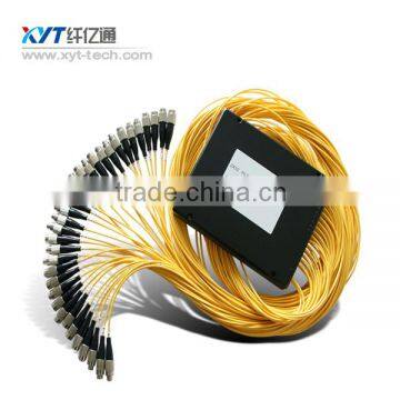 High quality ABS box 1x32 0.9mm outdoor optical fiber PLC module