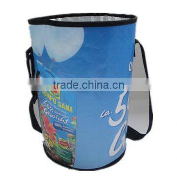 Non woven round cooler bag