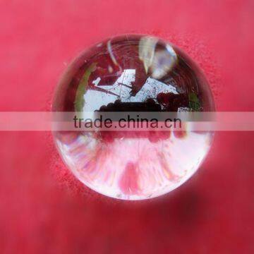 2015 Factory supply customed 30mm clear artificial crystal ball