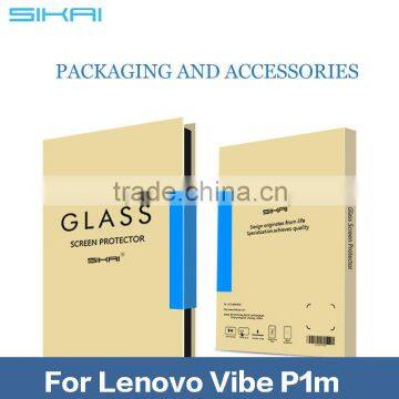Factory Price Ultra Thin Anti Explosion High Clear Water Proof Tempered Glass Screen Guard Film For Lenovo Vibe P1 m Glass Film.