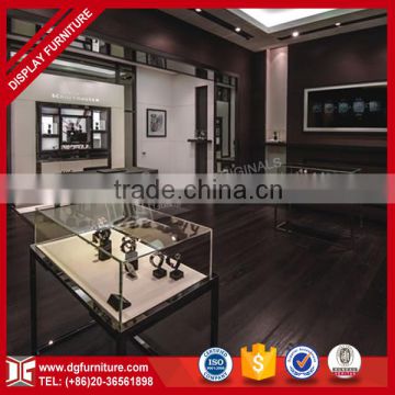 High End Wooden Watch Retail Interior Shop Decoration