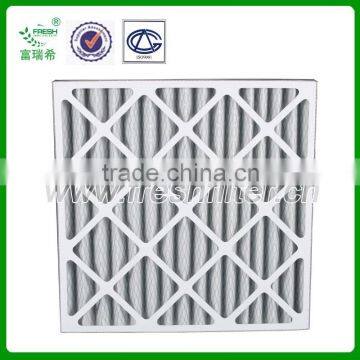 G2-F5 Synthetic fiber air filter with carboard frame used in pharmaceutical factory(Manufacturer)