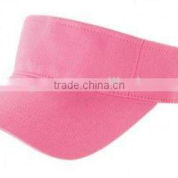 Cheap Cotton Empty Cap, Pink sunhat, Plain visors