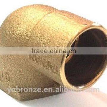 comform to ASTM B16.18 1/2~1inch bronze 90 degree copper elbow