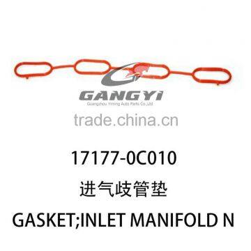 latest best selling exhaust manifold gasket 17177-0C010 of toyota hilux diesel pickup 4*4