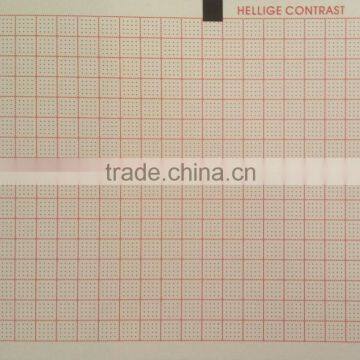 3-Channel ECG Paper / 90mm*90mm-200P Z fold electrocardiograph paper for Schiller