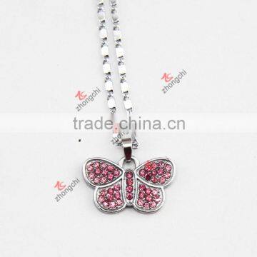 Alloy cute butterfly charm necklace wholesale
