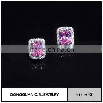 Small Quantity Order Zircon Earring Fashion Fancy Stud Earring photo-3