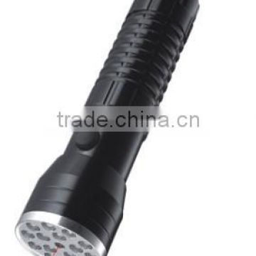 Economical 15LEDS+1Laser aluminum FLASHLIGHTS with 3AAA dry battery