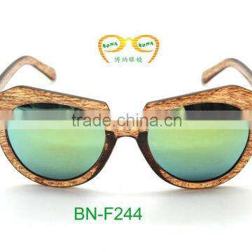 2015 High Quality Wooden Frame Mirroor Lens Sunglasses photo-4