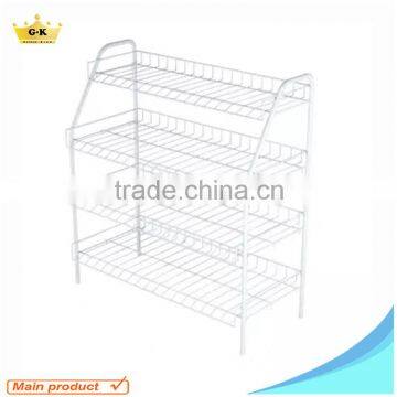 16 Pairs Shoes 4 Tiers Shoe Shelf Painting coating Metal Wire Mesh Shoe Rack