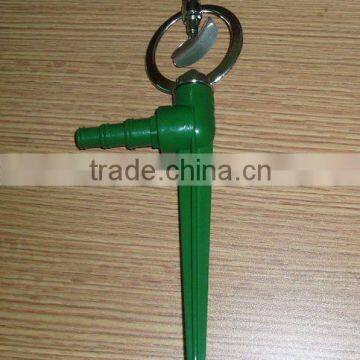 Nice Zinc alloy Sprinkler with Plastic Spike