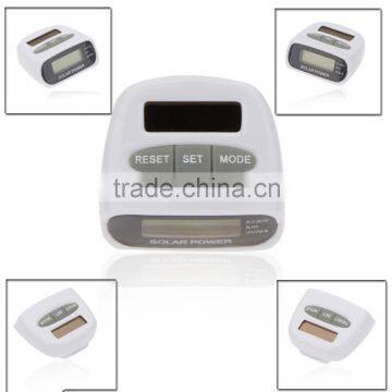 Multi-function Solar Energy Sports Pedometer Step Calorie Distance Counter