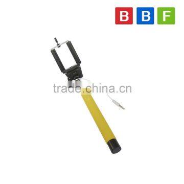 camera wired monopod selfie stick with cable