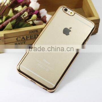 Hot Transparent Electroplating Mobile Phone Case,Mobile Case TPU for Iphone 6 Case photo-2