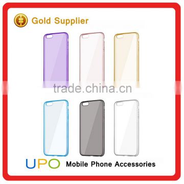 [UPO] Multicolor Ultra-thin High Permeability Transparent Clear TPU Mobile Phone Case for iPhone 6