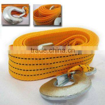 4m 3ton Car Vehicle Boat Tow Strap Towing Rope Hauling Cable String with Hooks