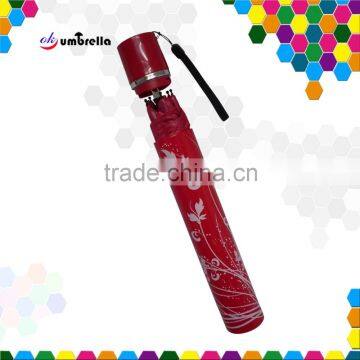 gift desigual logo print custom 3 fold wine bottle umbrella,wholesale cheap wine bottle umbrella