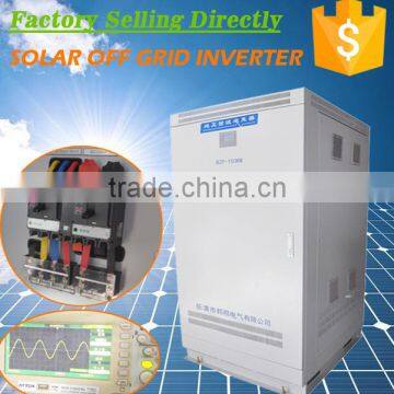 LCD display 100kw-492VDC off grid solar inverters for solar energy system