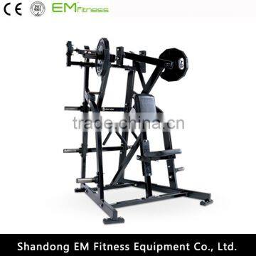 Iso-lateral low row hammer strength weight lose gym machine